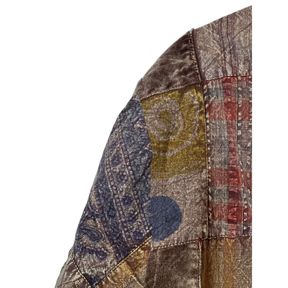 Sacred Threads Multi-Colored Collarless Jacket Me… - image 4